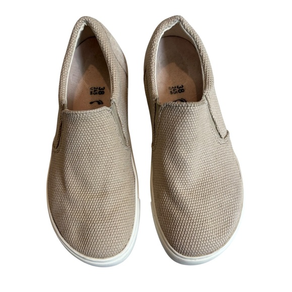 Birkenstock Oswego Canvas-Suede - Sandcastle, Sz EU 38 Narrow - Picture 3 of 13